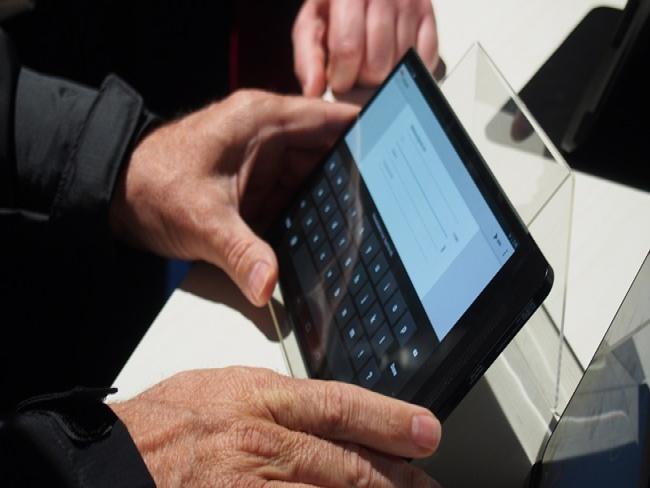 Com tablet mais fino do mundo