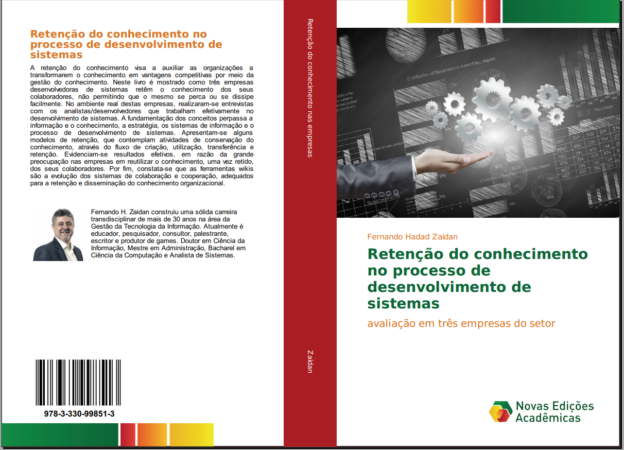 Capa livro Fernando Zaidan – Gestão do conhecimento