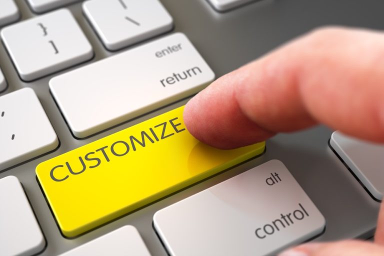 customização