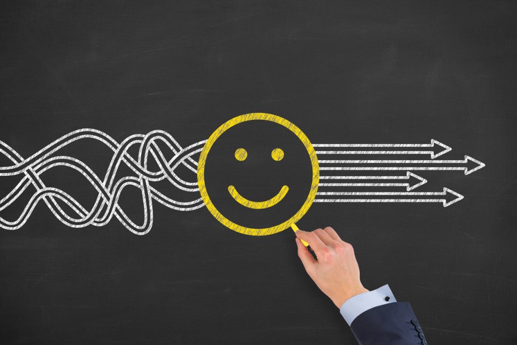 Happy Solution Concepts on Chalkboard