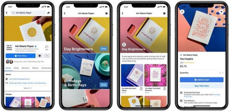 Facebook anuncia Shops para seu app principal e novos recursos para o comercio eletronico