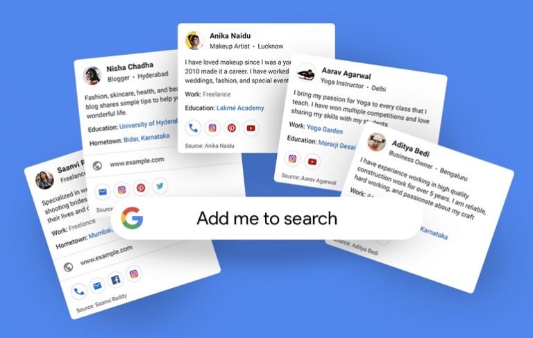 Google testa recurso que permite a usuarios criar perfil proprio para facilitar busca