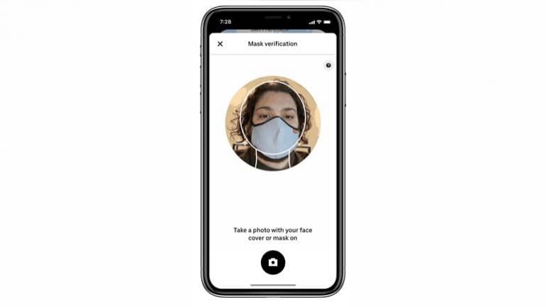 Novo recurso do Uber faz verificacao do uso de mascara dos passageiros via selfie
