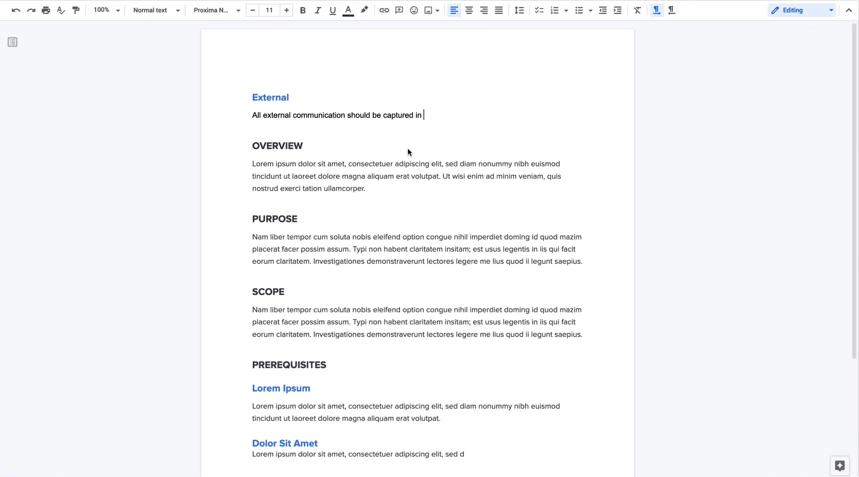 google docs
