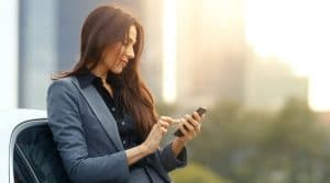 executiva, celular, smartphone