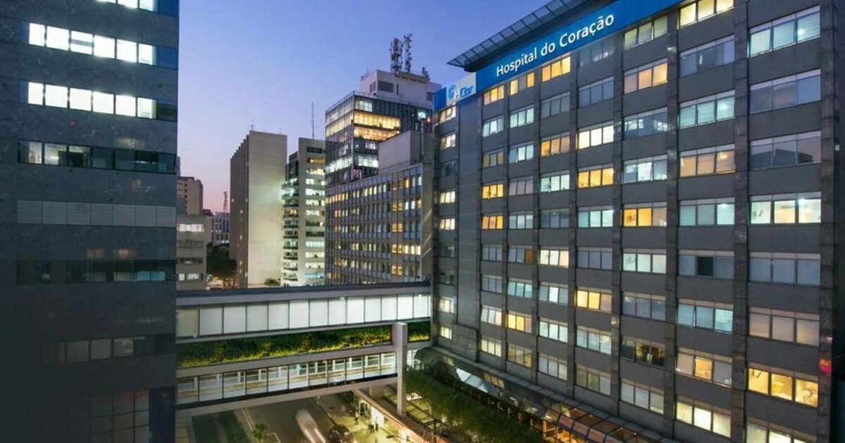 Fachada do Hospital do Coração, o Hcor, em São Paulo. Foto: Divulgação, clínicos