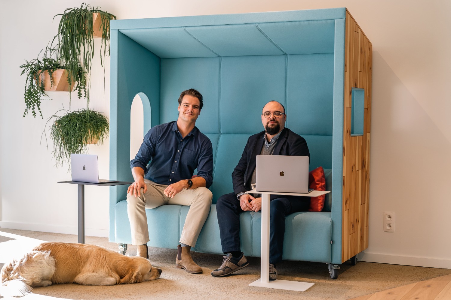 Peter Wellens, CEO e Alex Reis, CTO da Revend