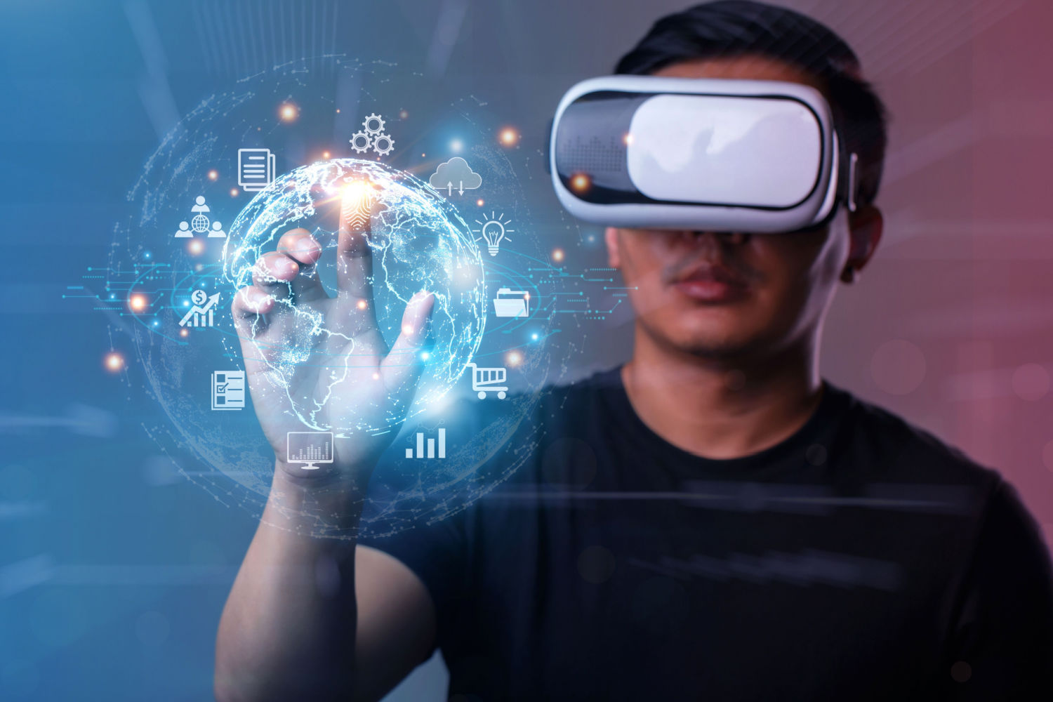 5G, 4G, redes privadas, VR, AR, realidade virtual
