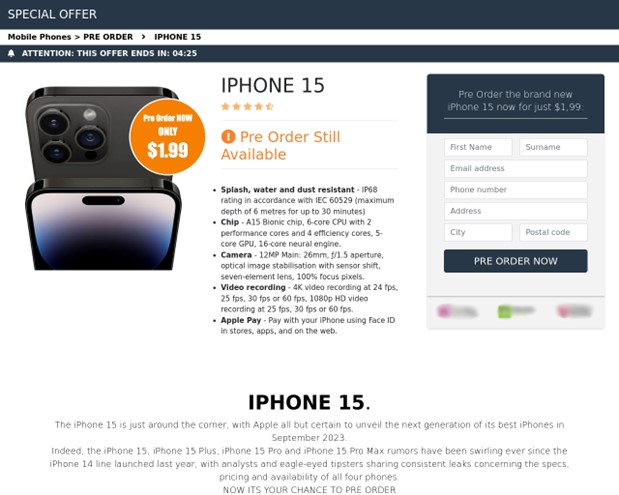 Lançamento iPhone 15: hackers aproveitam a data para golpes