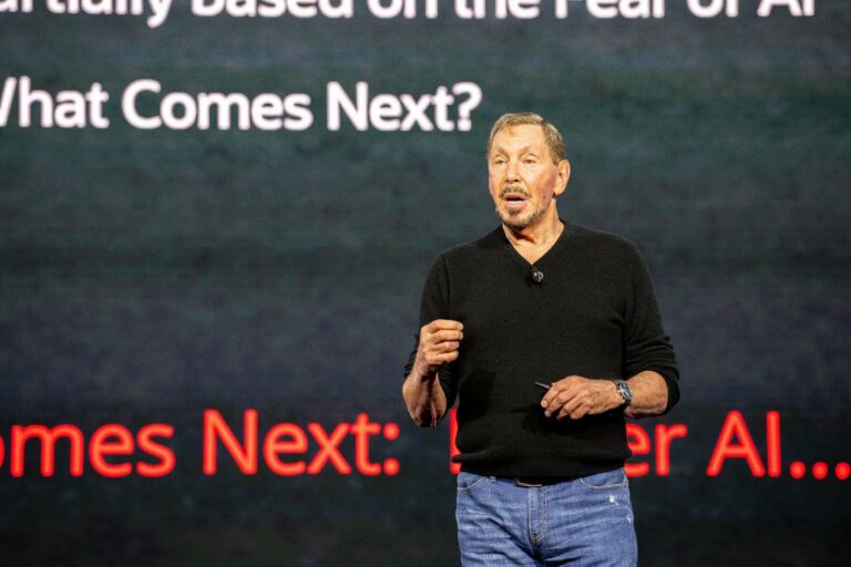 larry ellisson oracle cloudworld 2023