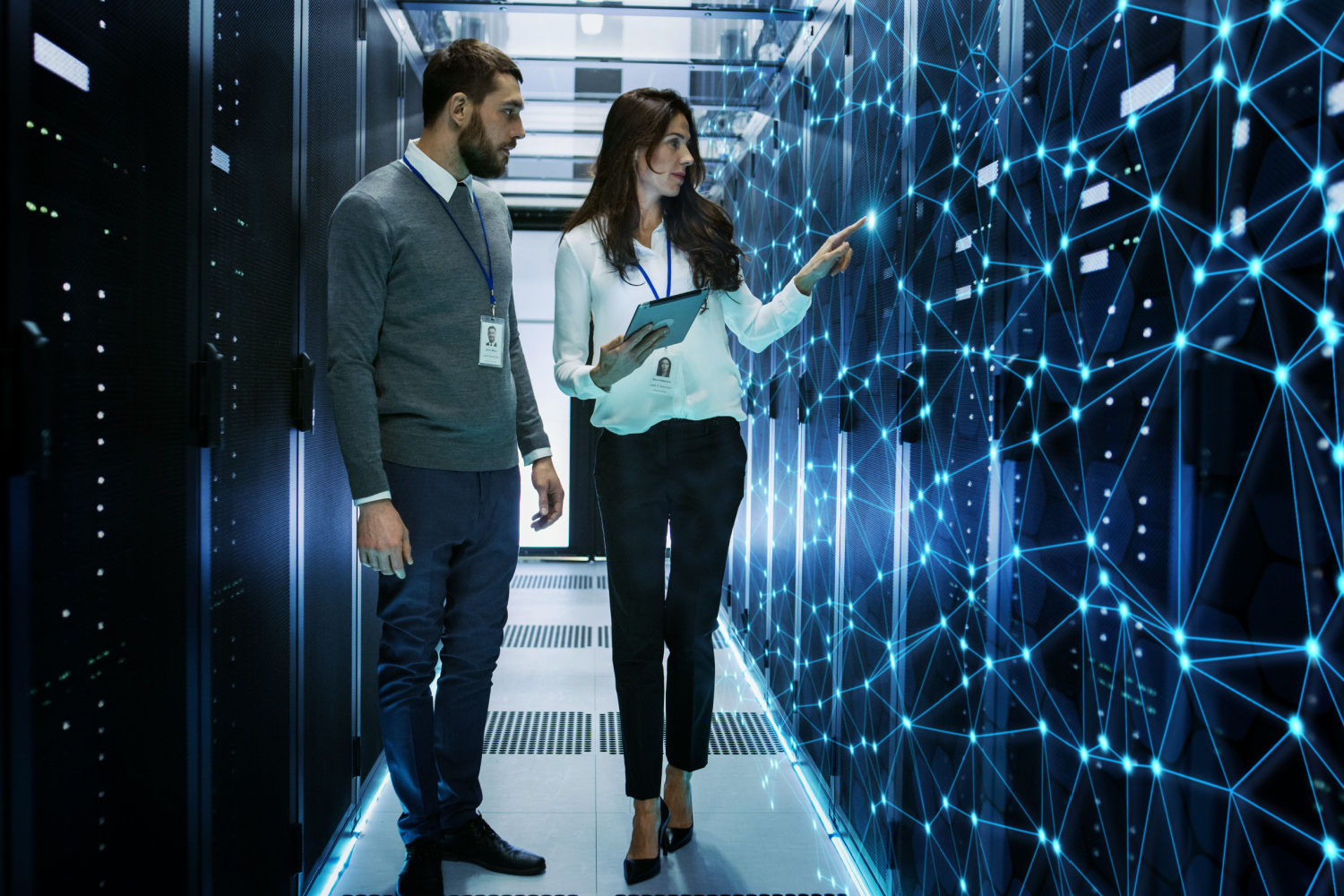 data centers, IA