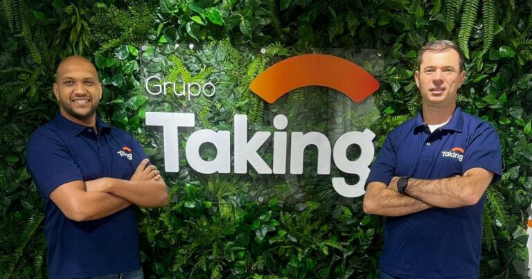 Leonardo Barbosa e Marco Romero, da Taking, Grupo Taking, Konecta BR