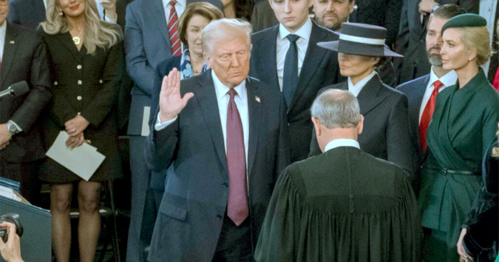 Donald Trump toma posse como presidente dos EUA pela segunda vez (Imagem: Congresso americano/Creative Commons)