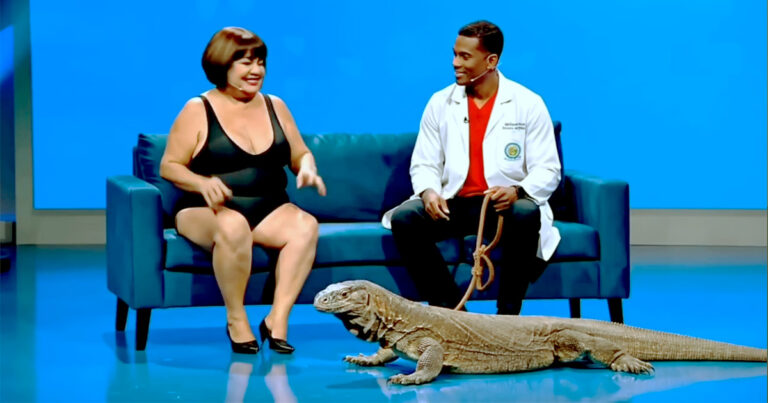 A personagem Marisa Maiô, criada por inteligência artificial, satiriza os programas de auditório limites