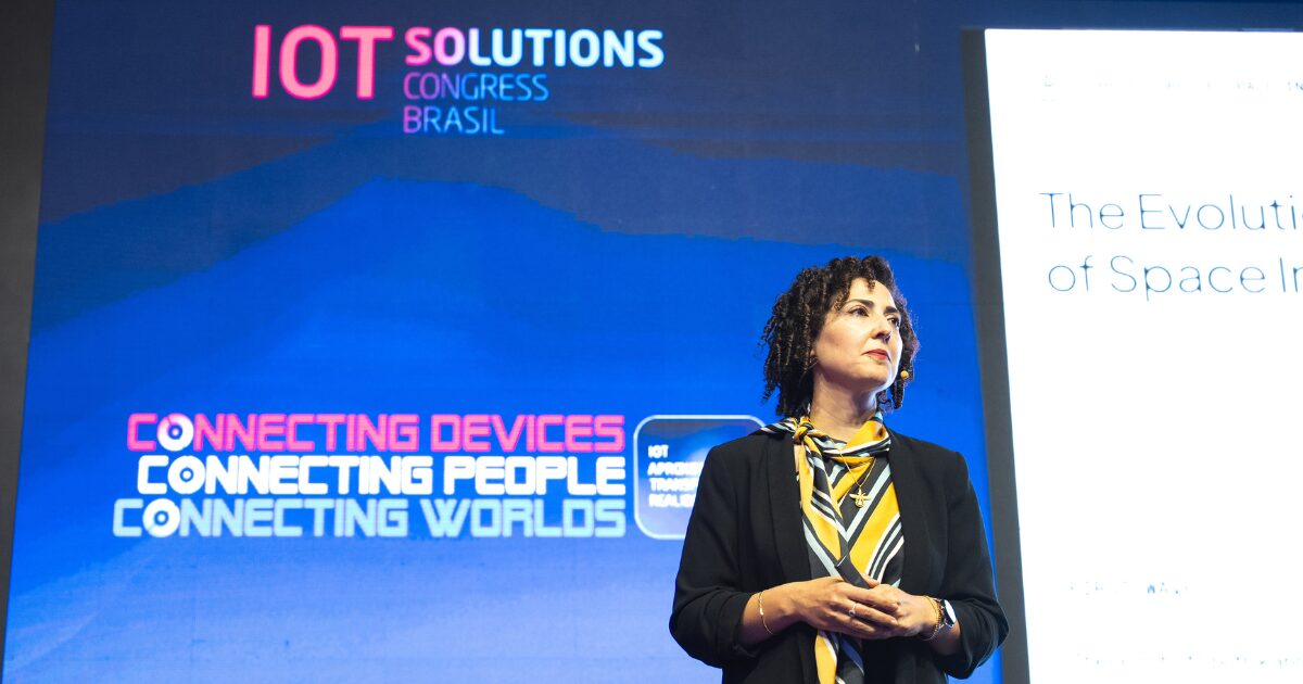 Negar Feher, CEO da Orbital Outpost X. Imagem: Organização do evento/Divulgação, espaço