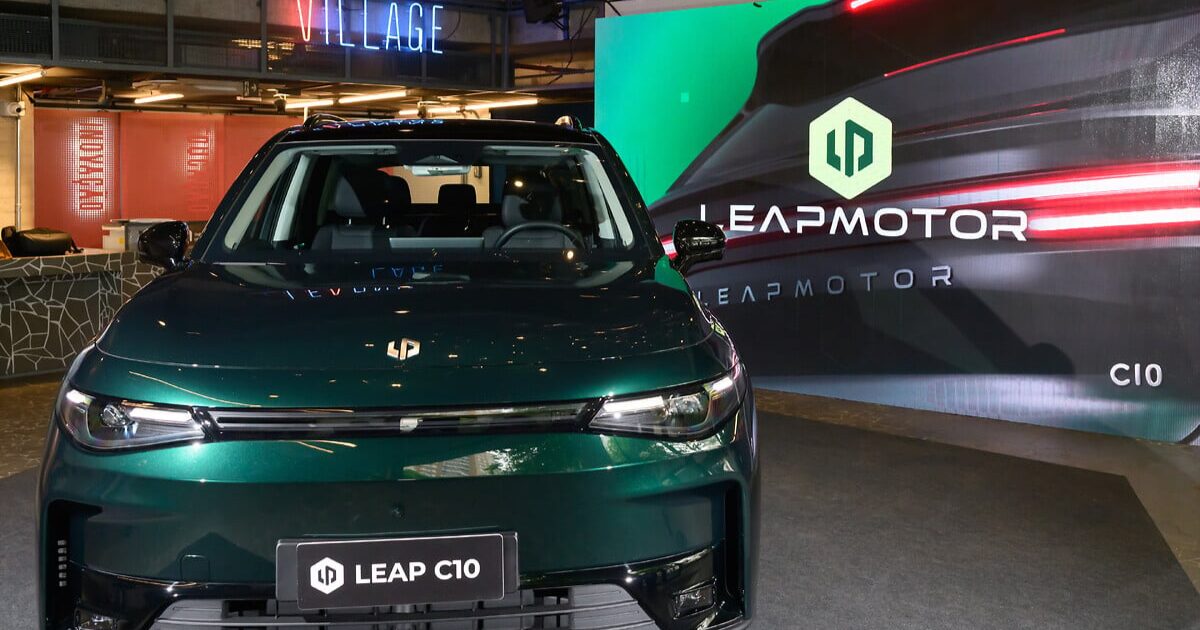 Modelo C10 REEV, veículo elétrico apresentado durante o evento