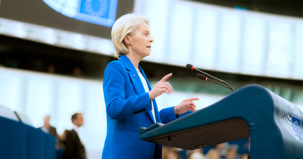 Ursula von der Leyen, presidente da Comissão Europeia (Imagem: Parlamento Europeu/Creative Commons)