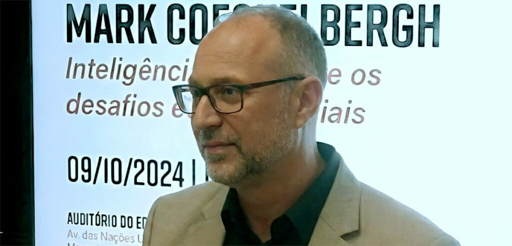 O filósofo belga Mark Coeckelbergh, uma das maiores autoridades do mundo em ética da IA - Foto: Victor Lopes/Creative Commons