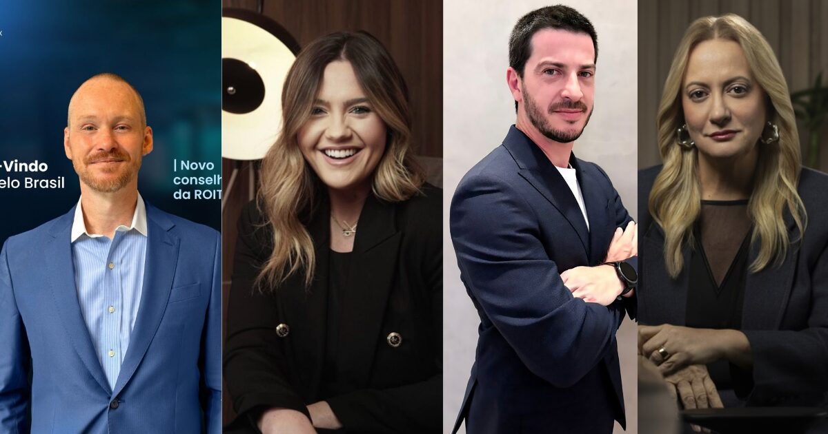Da esquerda para direta: Marcelo Brasil, Kim Farrell, Rodrigo Sartori e Adriana Marsari (Imagem: divulgação)