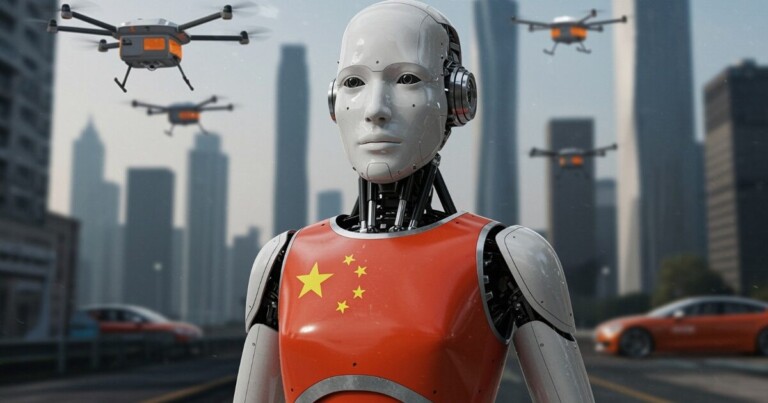 Robôs humanoides China