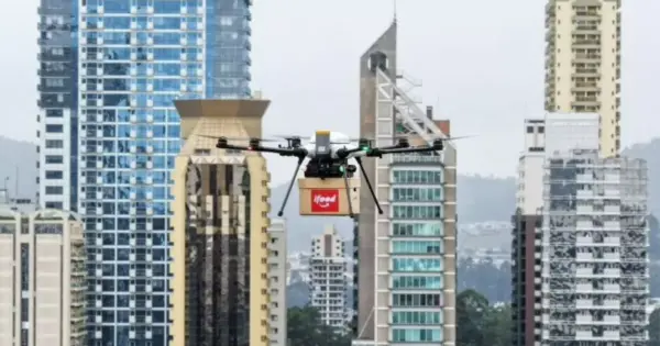 Imagem: divulgação Ifood, Speedbird, drones