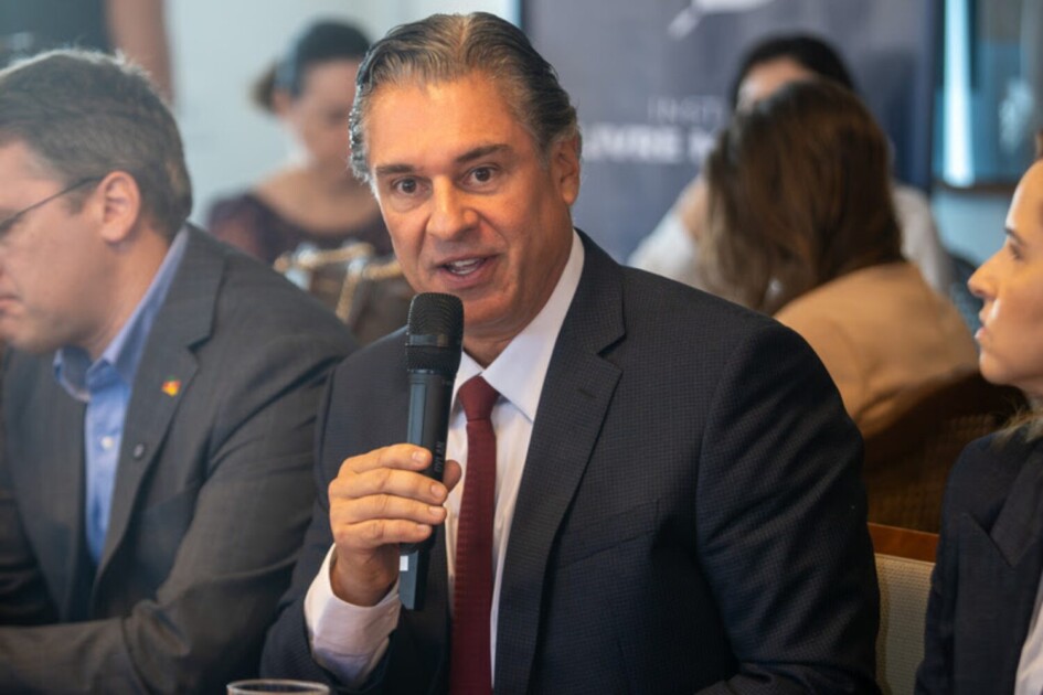 Luciano Fialho, SVP da Scala Data Centers, durante o encontro de divulgação do Estudo realizado pela FGV
