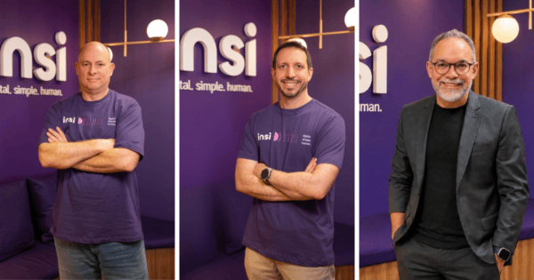 Novos executivos da semana: Betha Sistemas, Insi, MIGNOW, ClickBus e mais 34 Mário Lemos, Fabiano Droguetti e Flavio Ribeiro assumem novas posições na Insi, com responsabilidades nas áreas de inovação, operações digitais e cloud, respectivamente. (Insi, Mário Lemos, Fabiano Droguetti, Flavio Ribeiro)