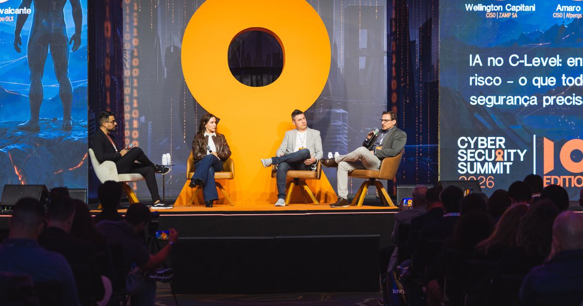 Executivos discutem governança da IA no Cyber Security Summit 2026. Foto: Divulgação